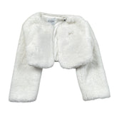 Guess Pelliccia Coprispalle tinta unita con Bottoni Bianco per Neonata A84N00WASN0 BIANCO GUESS 