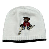 Guess Cappello tinta unita con Logo Bianco per Neonata H4BZ092QP0 BIANCO GUESS 