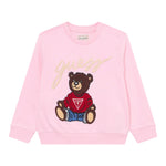 Guess Felpa Chiusa Girocollo tinta unita Rosa per Neonata H5YT00KAX74 ROSA GUESS 