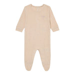 Guess Tutina tinta unita con Logo Beige per Neonata H5YW098KBU64 BEIGE GUESS 