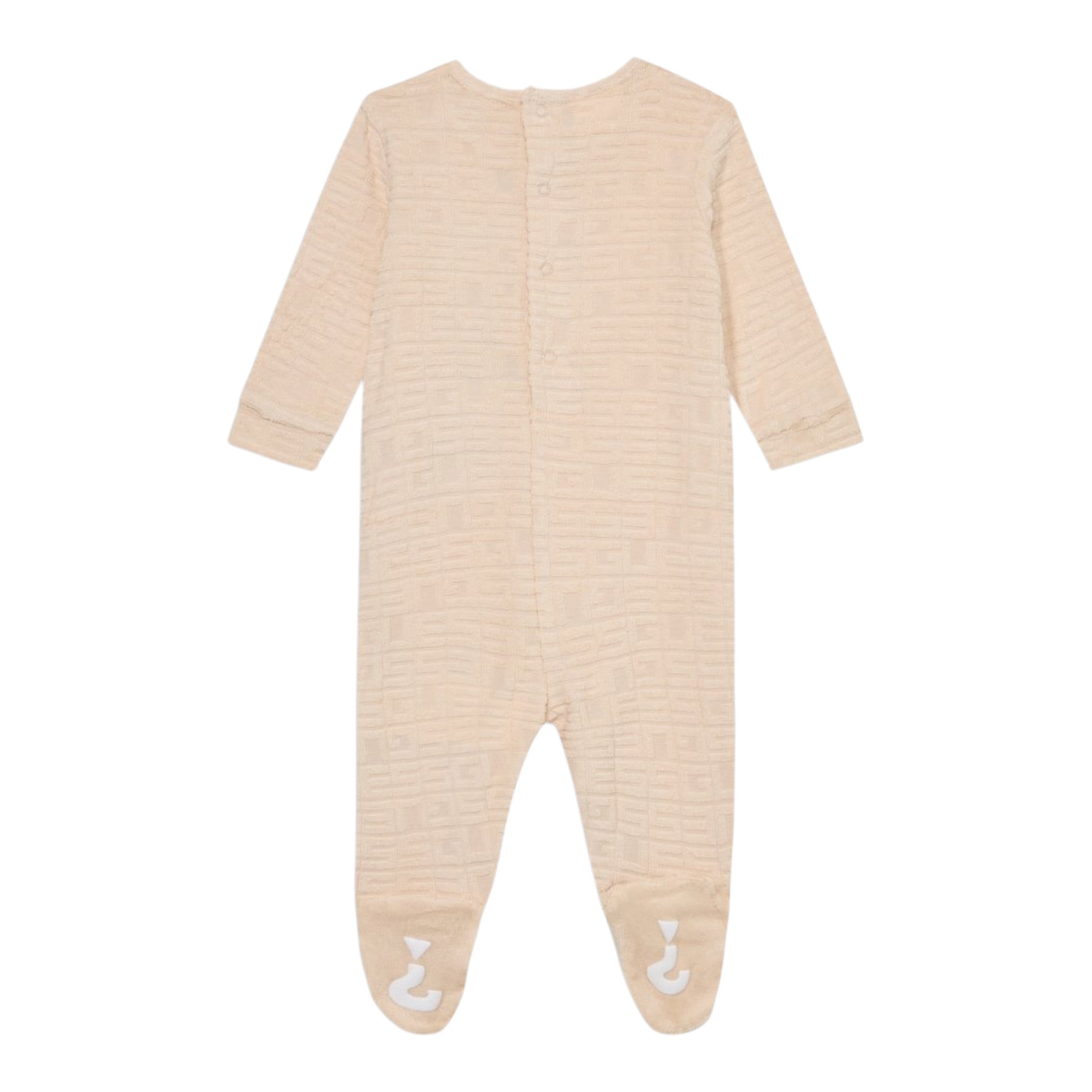 Guess Tutina tinta unita con Logo Beige per Neonata H5YW098KBU64 BEIGE GUESS 