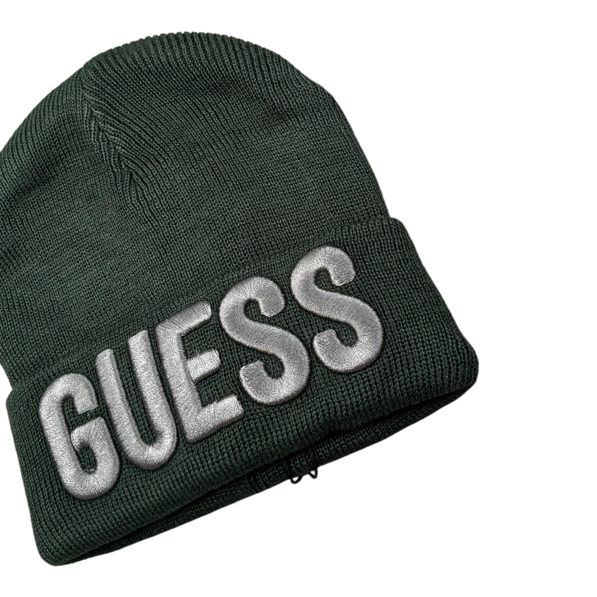 Guess Cappello tinta unita con Logo Verde per Neonata I0BZ02Z2QO0 VERDE GUESS 