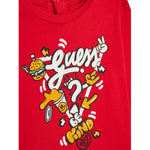 Guess Shirt tinta unita con Logo Rosso per Neonato I2YI02K8HM4 ROSSO GUESS 