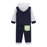 Guess Completo 2Pz Felpa-Pantalone Blu per Neonato I4YG13KA63 BLU GUESS 