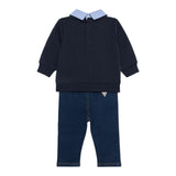 Guess Completo 2Pz Felpa-Jeans Blu per Neonato I5BG15KAX74 BLU GUESS 