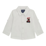 Guess Camicia Manica Lunga tinta unita Bianco per Neonato I5RH00W9CL0 BIANCO GUESS 
