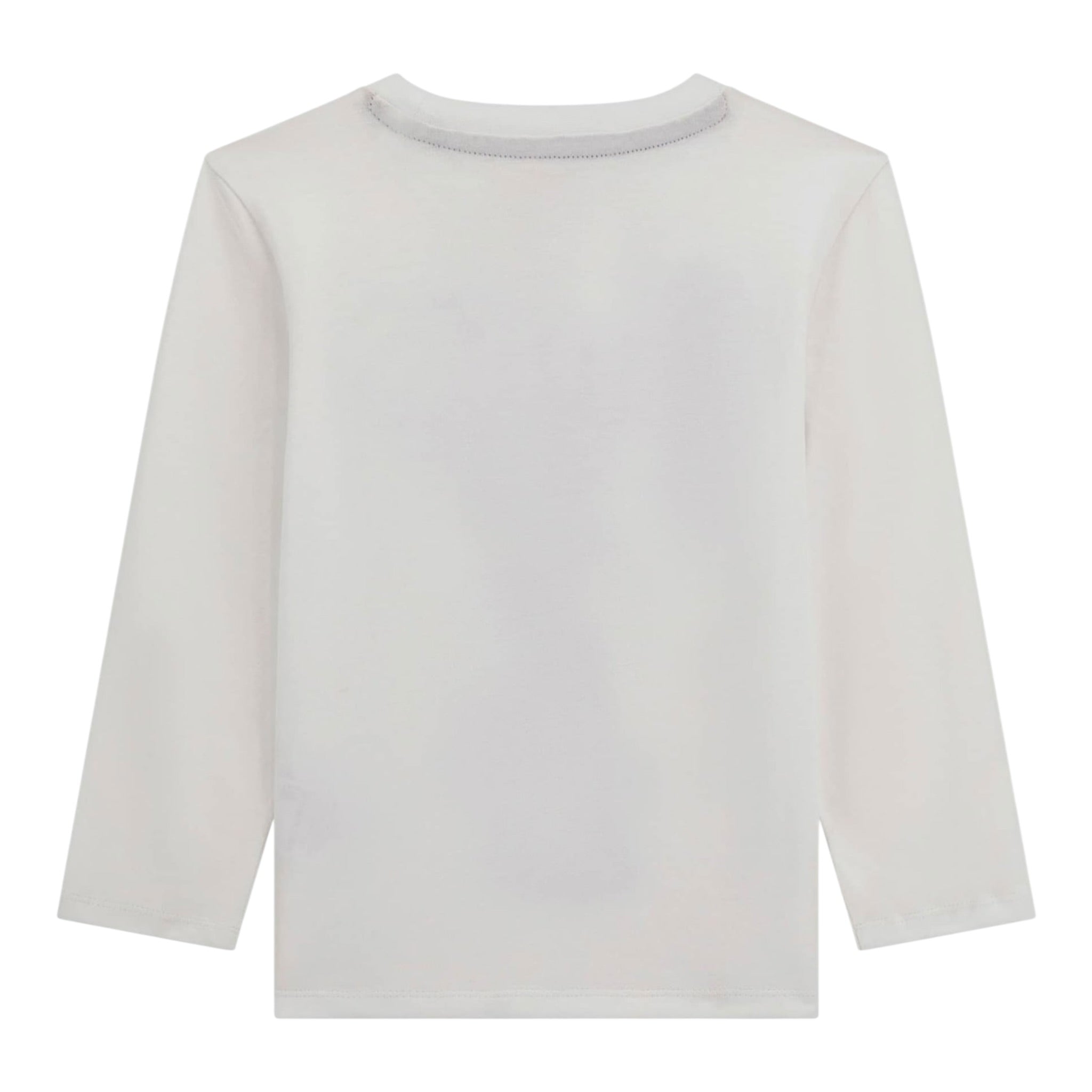 Guess Shirt tinta unita Girocollo con Stampa Bianco per Bambino I5YI04K8HM4XJ BIANCO GUESS 