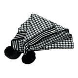 Guess Sciarpa Fantasia Bicolore Bianco/Nero per Bambina J1BZ09PLA98 BIANCO/NERO GUESS 