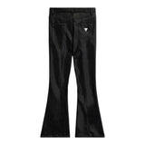 Guess Pantalone tinta unita Modello A Zampa In Ecopelle Nero per Bambina J3BB04WE8D0 NERO GUESS 