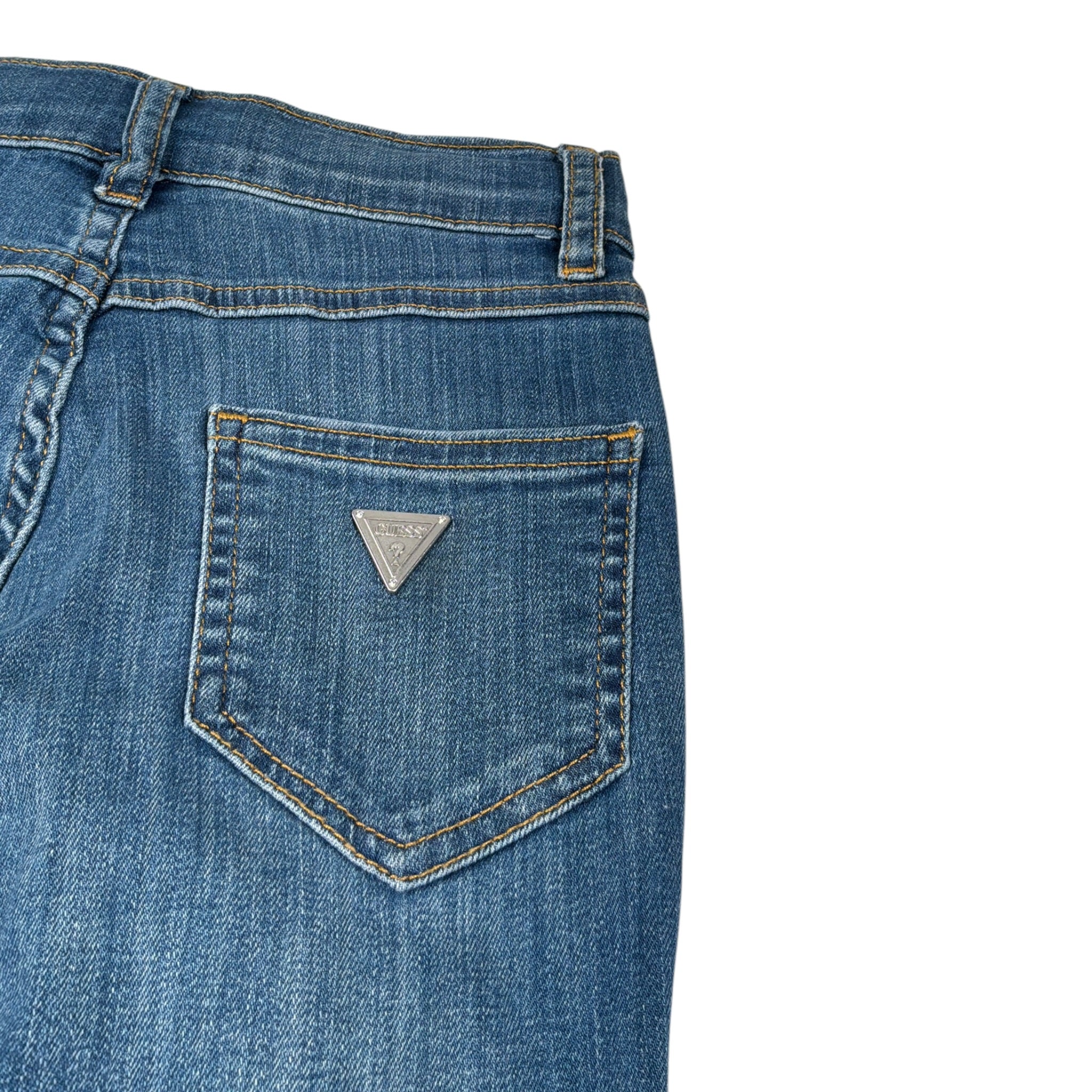 Guess Jeans tinta unita Modello A Zampa Blu per Bambina J3YA03D52V0X BLU GUESS 