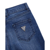 Guess Jeans tinta unita con Logo Blu per Bambina J3YA04D52Z0 BLU GUESS 
