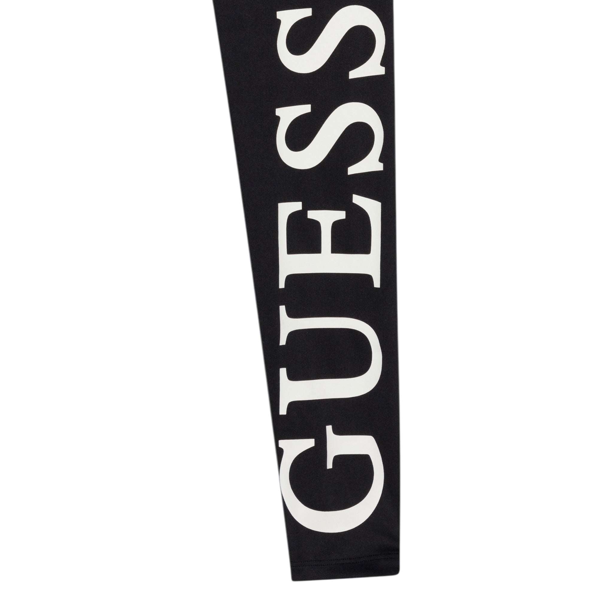Guess Leggins tinta unita con Logo Nero per Bambina J3YB00KBSV0 NERO GUESS 