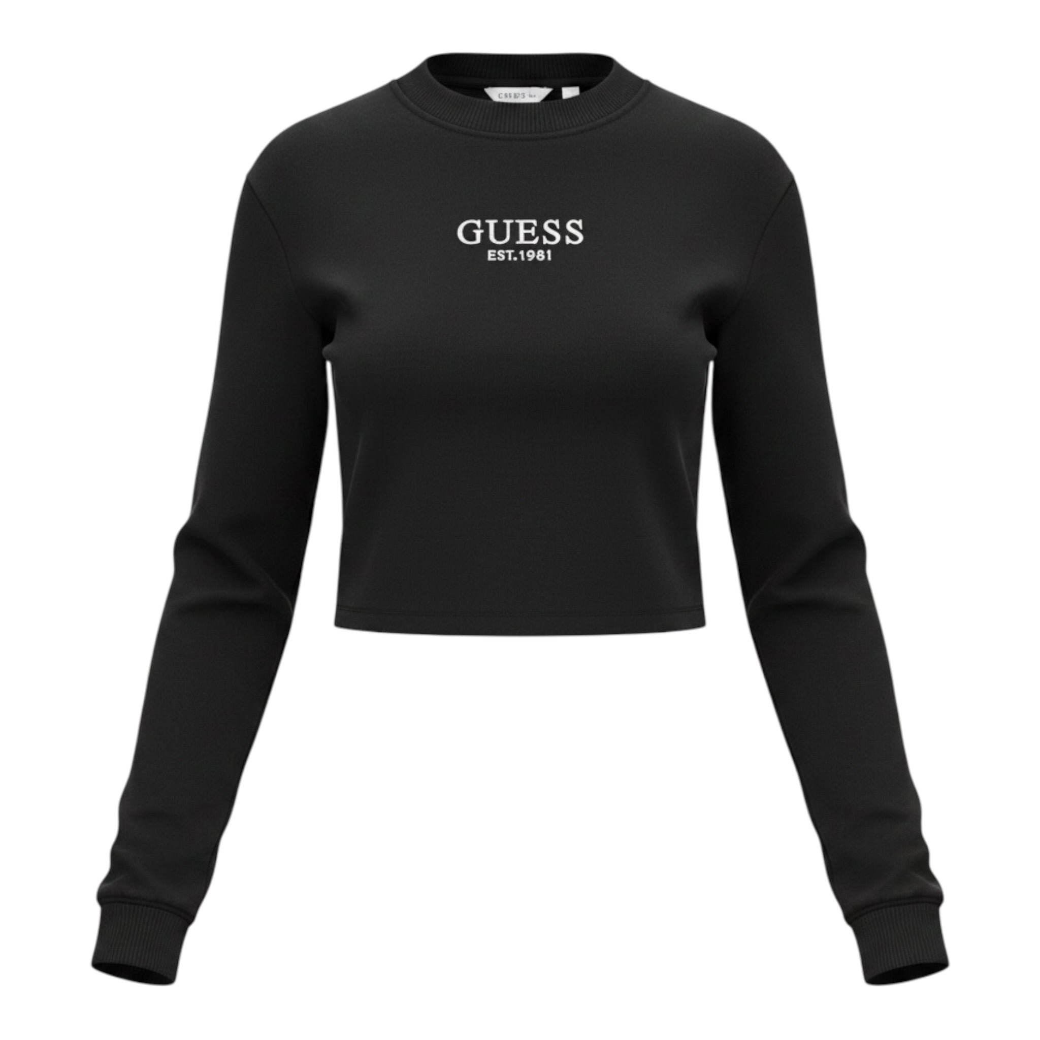 Guess Shirt tinta unita con Stampa Logo Nero per Bambina J4YI49KBZP4 NERO GUESS 