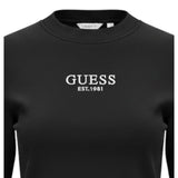 Guess Shirt tinta unita con Stampa Logo Nero per Bambina J4YI49KBZP4 NERO GUESS 