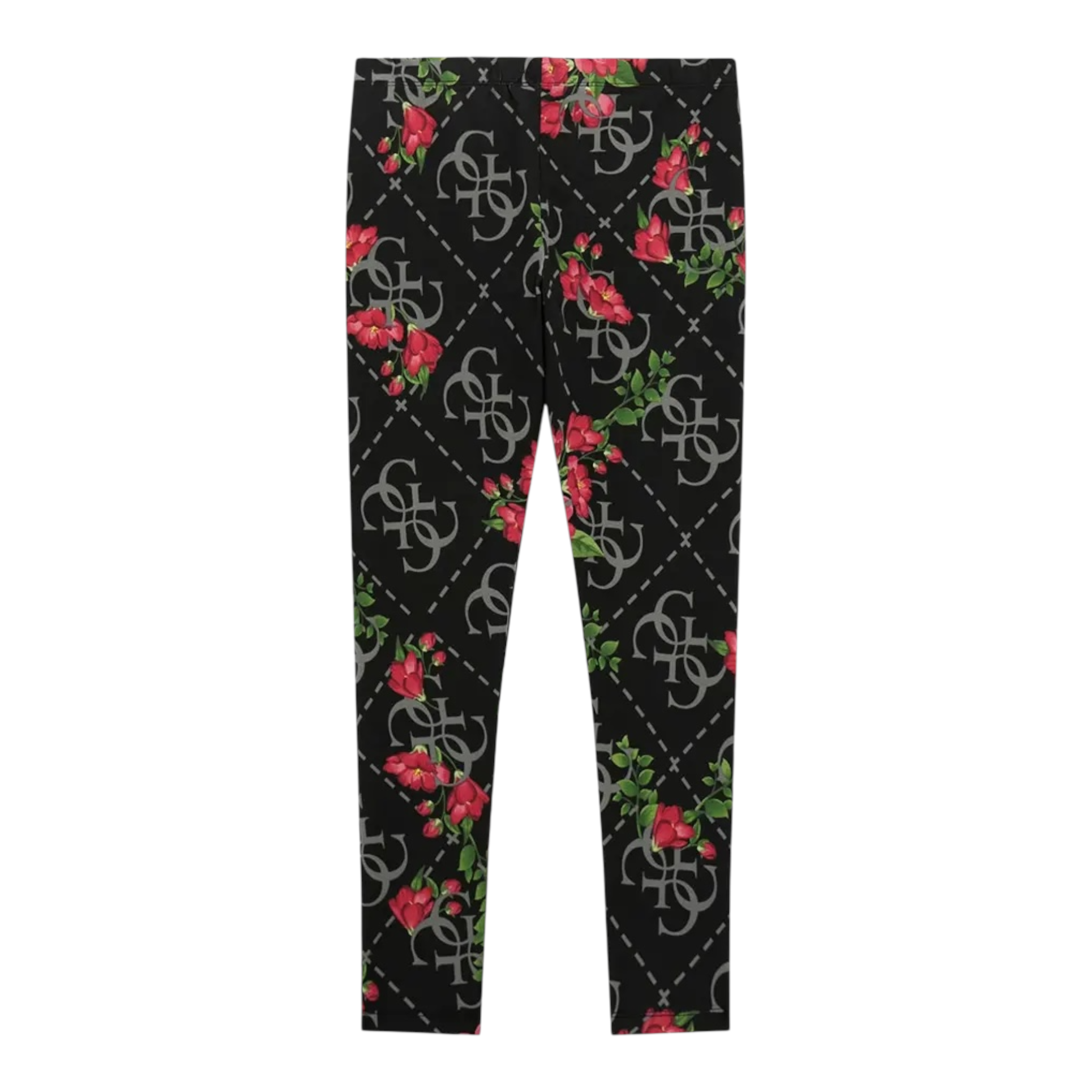 Guess Leggins tinta unita con Stampe Nero per Bambina J5BB05J1314 NERO GUESS 