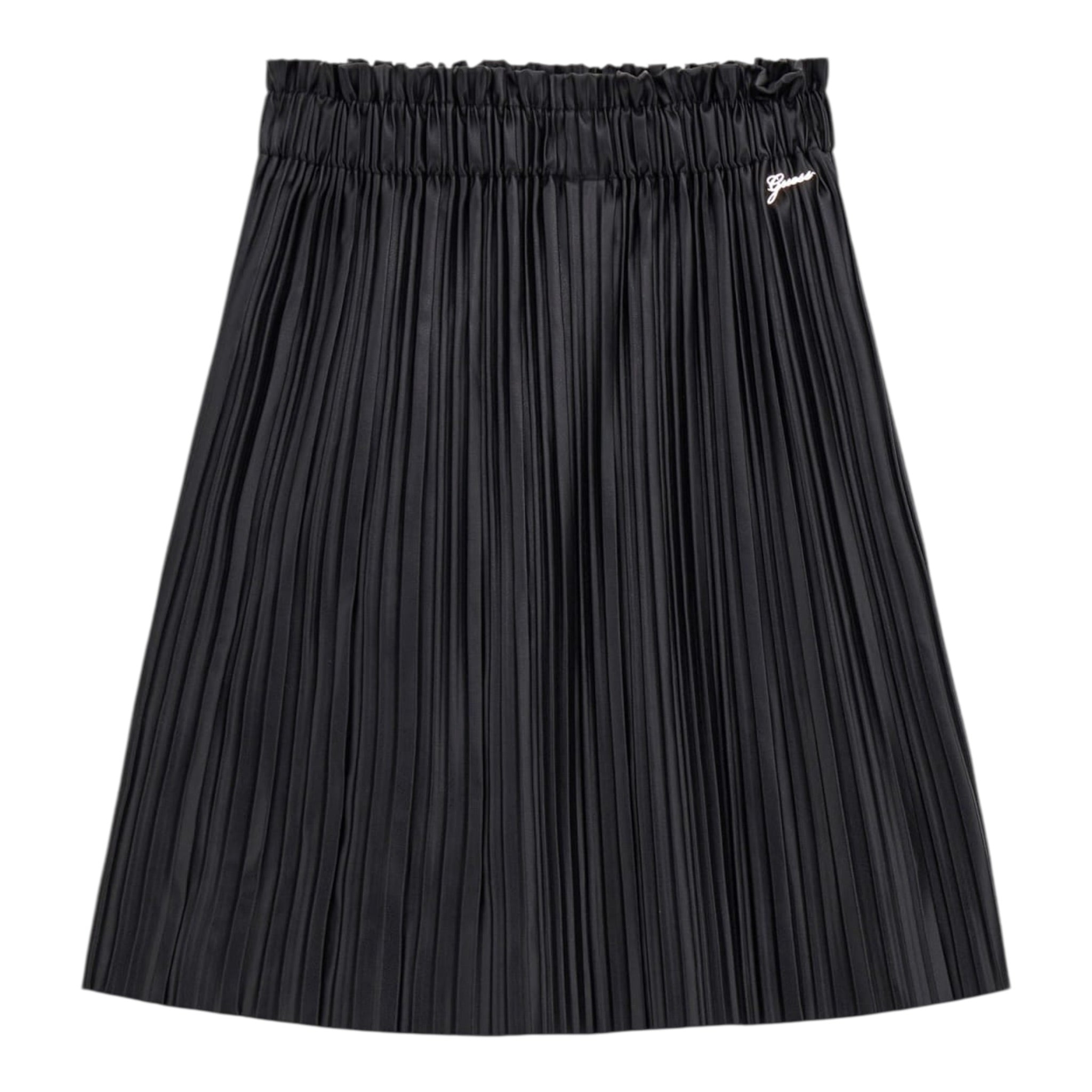 Guess Gonna tinta unita Plissettata Nero per Bambina J5BD00WFV60 NERO GUESS 