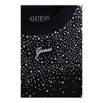 Guess Shirt tinta unita con Brillantini Nero per Bambina J5BI06J1314 NERO GUESS 