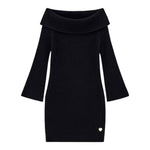 Guess Abito tinta unita con Zip Nero per Bambina J5BK27Z1320 NERO GUESS 