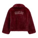 Guess Pelliccia tinta unita con Logo Rosso per Bambina J5BL02WHH10 ROSSO GUESS 