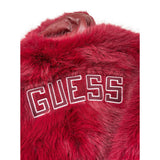 Guess Pelliccia tinta unita con Logo Rosso per Bambina J5BL02WHH10 ROSSO GUESS 