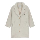 Guess Cappotto tinta unita con Bottoni Panna per Bambina J5BL20W3100 PANNA GUESS 