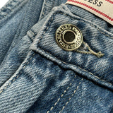 Guess Jeans tinta unita con Girovita Regolabile Azzurro per Bambina J5RA03D5BV0 AZZURRO GUESS 