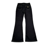 Guess Jeans tinta unita Modello A Zampa Nero per Bambina J5RA06D4KC0 NERO GUESS 