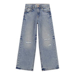 Guess Jeans tinta unita Modello A Palazzo Azzurro per Bambina J5YA01D45E0 AZZURRO GUESS 