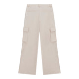 Guess Pantalone tinta unita Modello Palazzo In Ecopelle Beige per Bambina J5YB03WFV60 BEIGE GUESS 