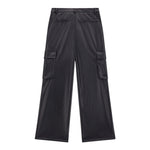Guess Pantalone tinta unita Modello Palazzo In Ecopelle Nero per Bambina J5YB03WFV60 NERO GUESS 