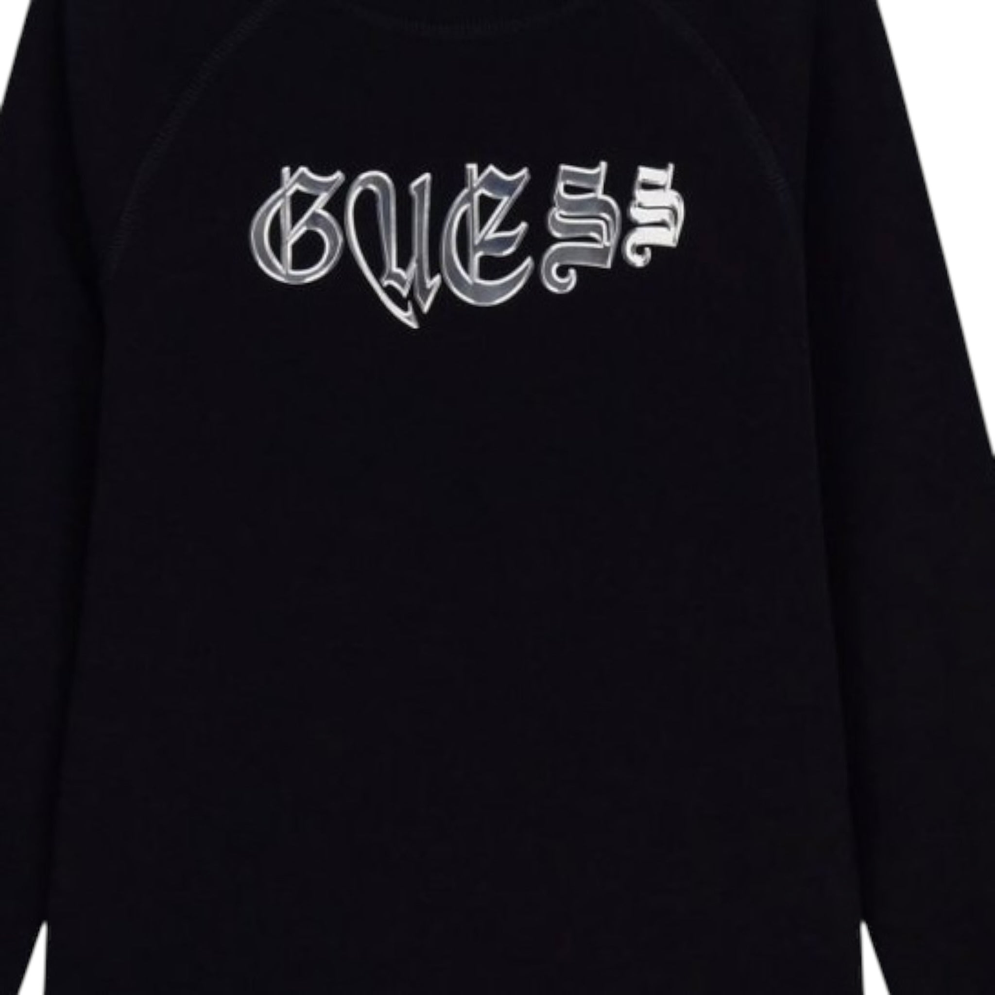 Guess Shirt tinta unita Girocollo con Stampa Nero per Bambina J5YI13K6YW4 NERO GUESS 