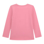 Guess Shirt tinta unita con Stampa Rosa per Bambina J5YI15K6YW4 ROSA GUESS 