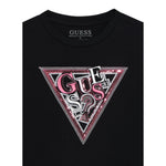 Guess Shirt tinta unita con Stampa Nero per Bambina J5YI15K6YW4X NERO GUESS 