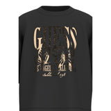 Guess Shirt tinta unita Girocollo con Stampa Nero per Bambina J5YI32K6YW4 NERO GUESS 