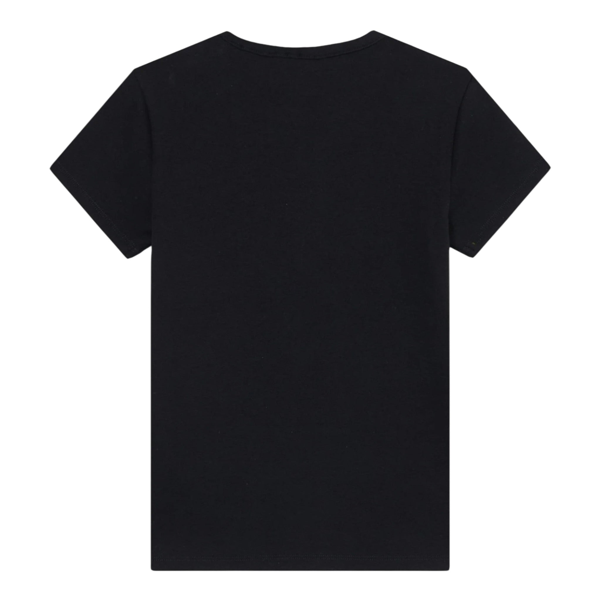 Guess T-Shirt tinta unita con Brillantini Nero per Bambina J5YI42KCIV1 NERO GUESS 