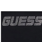 Guess T-Shirt tinta unita con Brillantini Nero per Bambina J5YI42KCIV1 NERO GUESS 