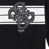 Guess Abito tinta unita Modello Felpa Nero per Bambina J5YK04KA6R4 NERO GUESS 