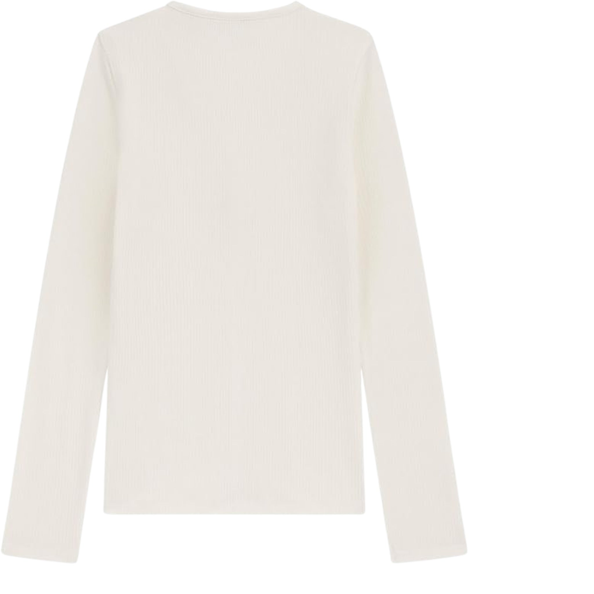 Guess Maglia tinta unita con Bottoni Panna per Bambina J5YP02KBCO2 PANNA GUESS 
