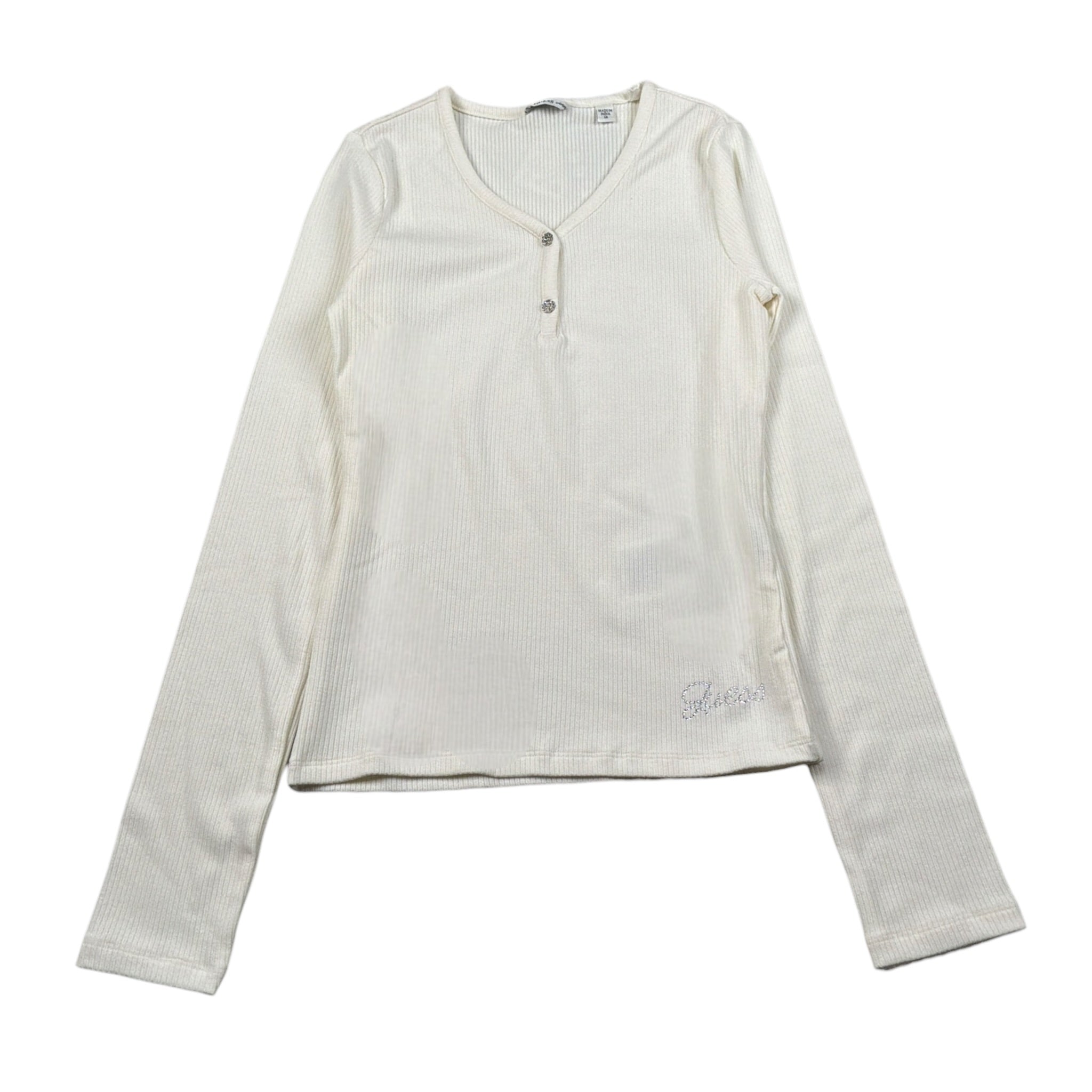 Guess Maglia tinta unita Panna per Bambina J5YP0KBC02G012 PANNA GUESS 