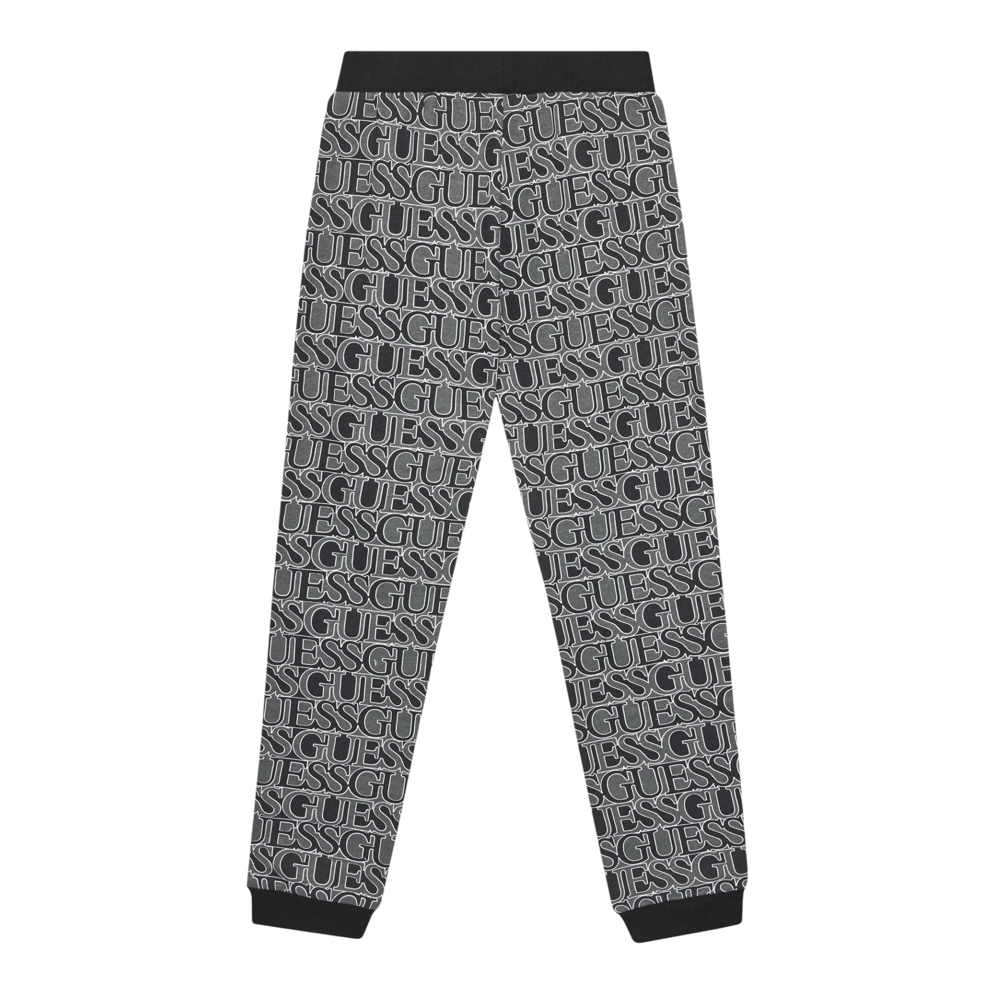 Guess Pantalone Tuta Stampa Logo Grigio per Bambino J5YQ13KAD74 GRIGIO GUESS 