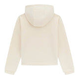 Guess Felpa tinta unita con Cappuccio Logata Panna per Bambina J5YQ24KBSL2 PANNA GUESS 