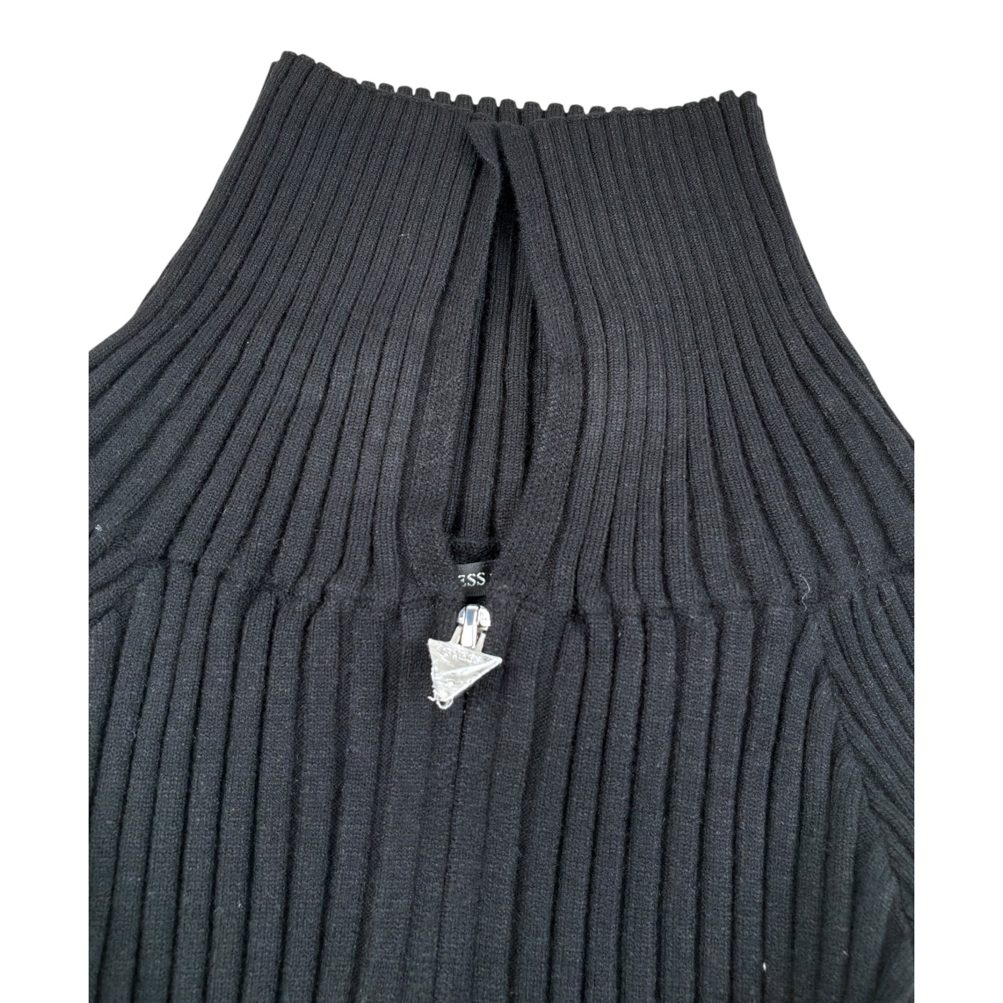 Guess Maglia tinta unita con Colletto Nero per Bambina J5YR03Z3OP0 NERO GUESS 