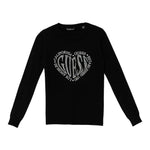 Guess Maglia tinta unita con Brillantini Nero per Bambina J5YR06Z2NQ2 NERO GUESS 