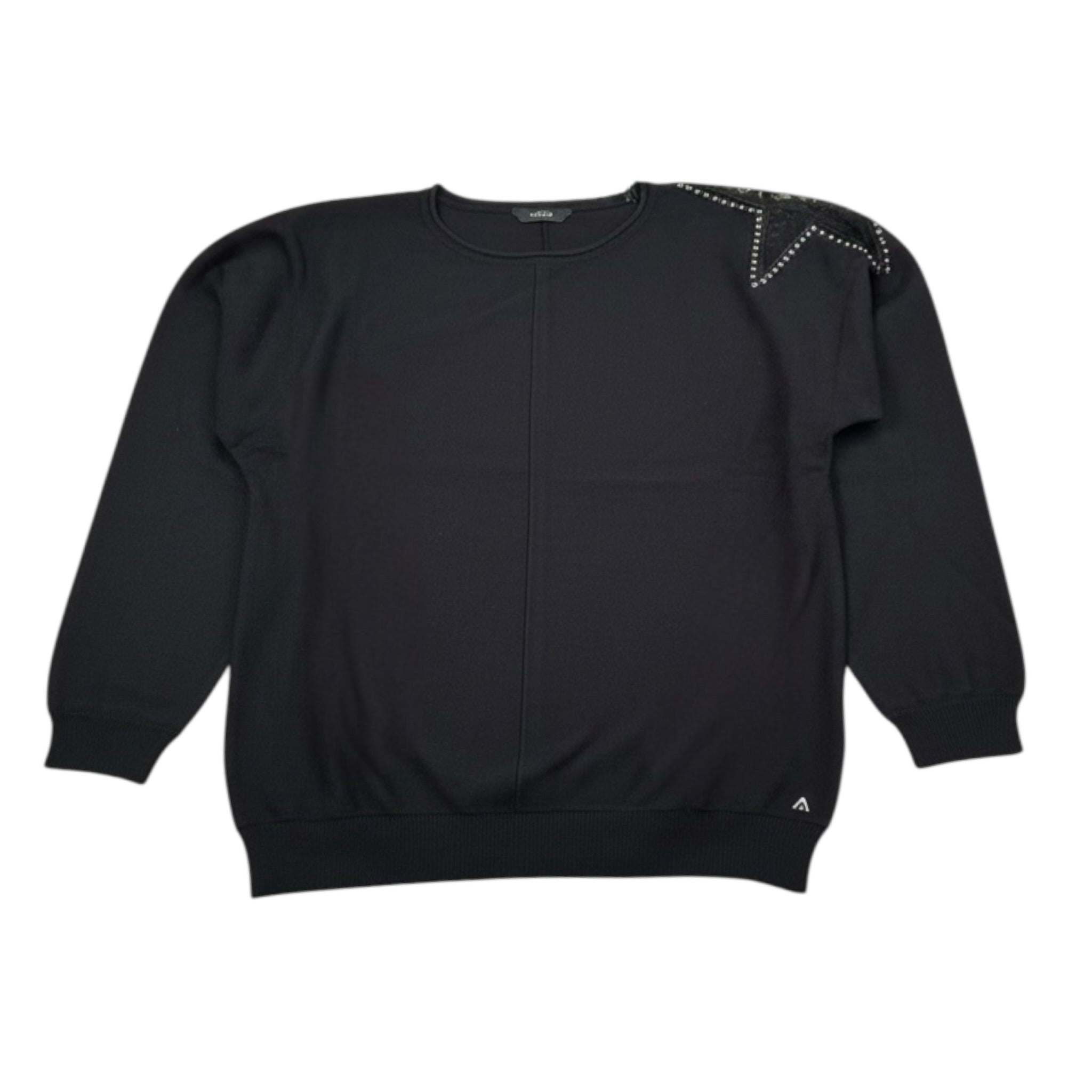 Guess Maglia tinta unita Girocollo Nero per Bambina J63R73Z1100 NERO GUESS 