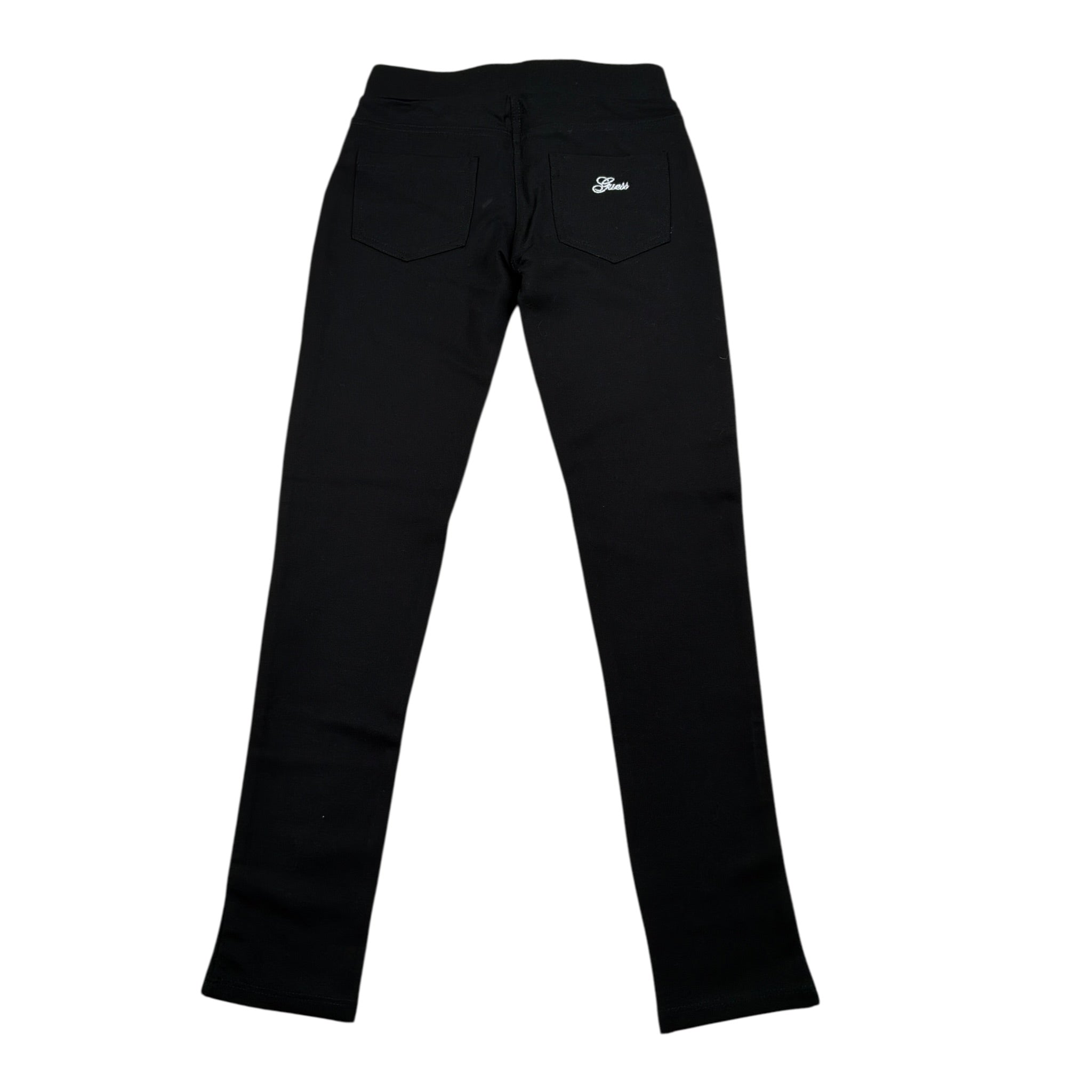 Guess Leggins tinta unita con Elastico In Vita Nero per Bambina J81B08KAUH0 NERO GUESS 