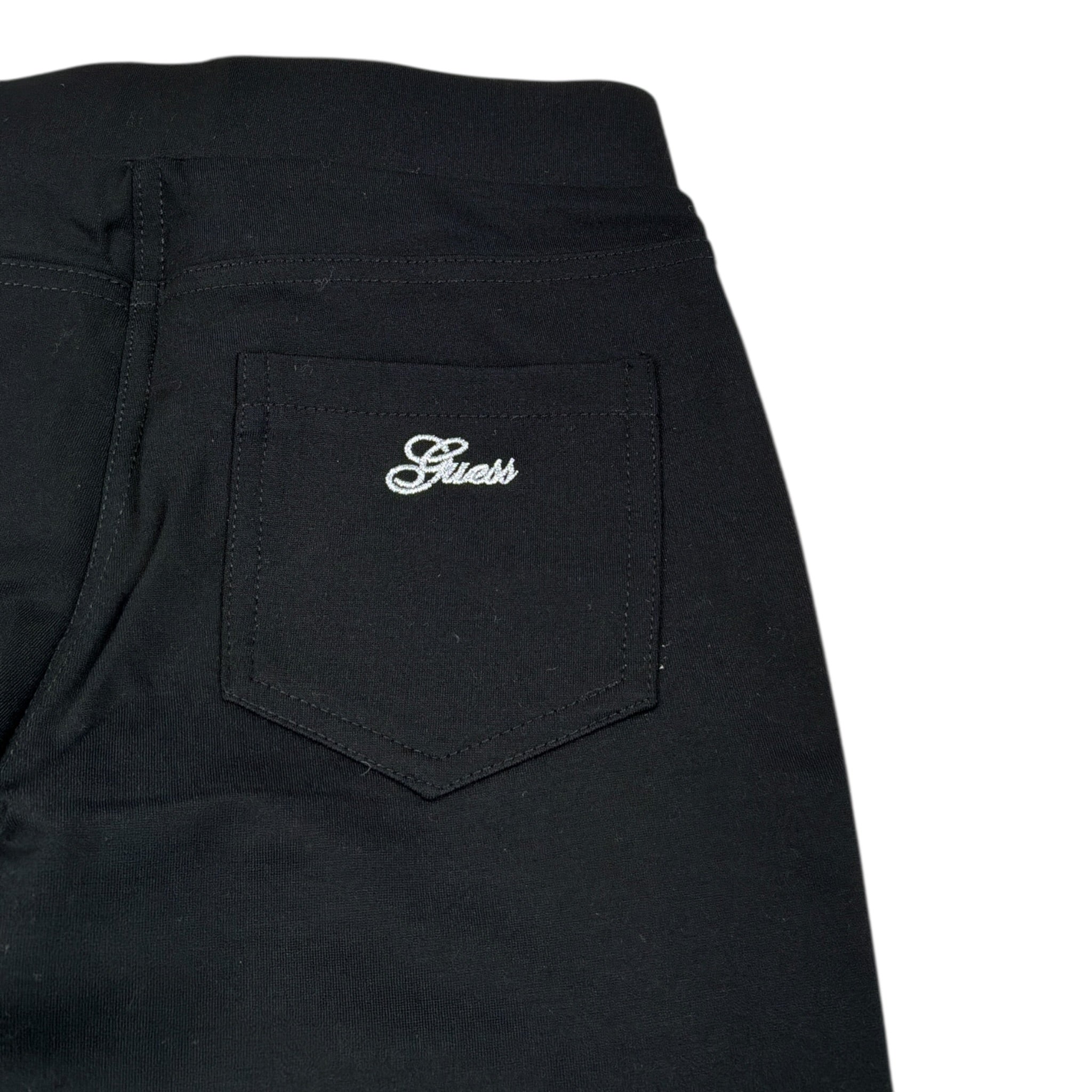Guess Leggins tinta unita con Elastico In Vita Nero per Bambina J81B08KAUH0 NERO GUESS 