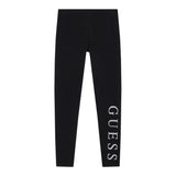 Guess Leggins Tint Unita con Logo Nero per Bambina J93B11J1314 NERO GUESS 
