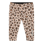 Guess Leggins Reversibile Bicolore con Fantasia Maculata Beige per Bambina K5BB01K6YW4 BEIGE GUESS 