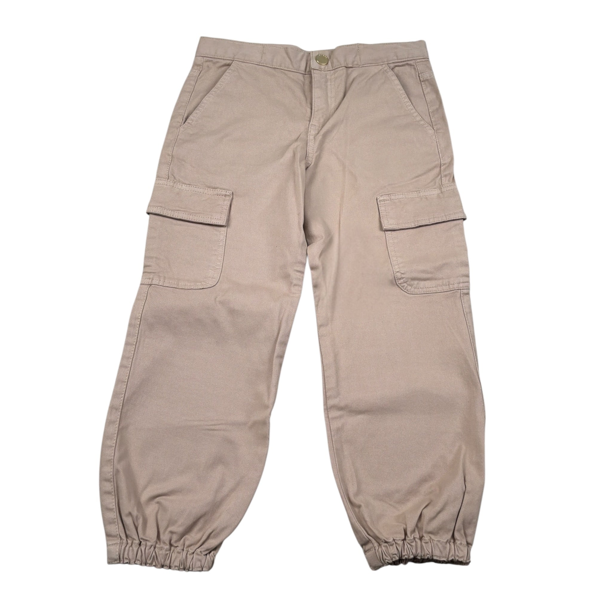 Guess Pantalone tinta unita con Girovita Regolabile Beige per Bambina K5BB03W3830 BEIGE GUESS 