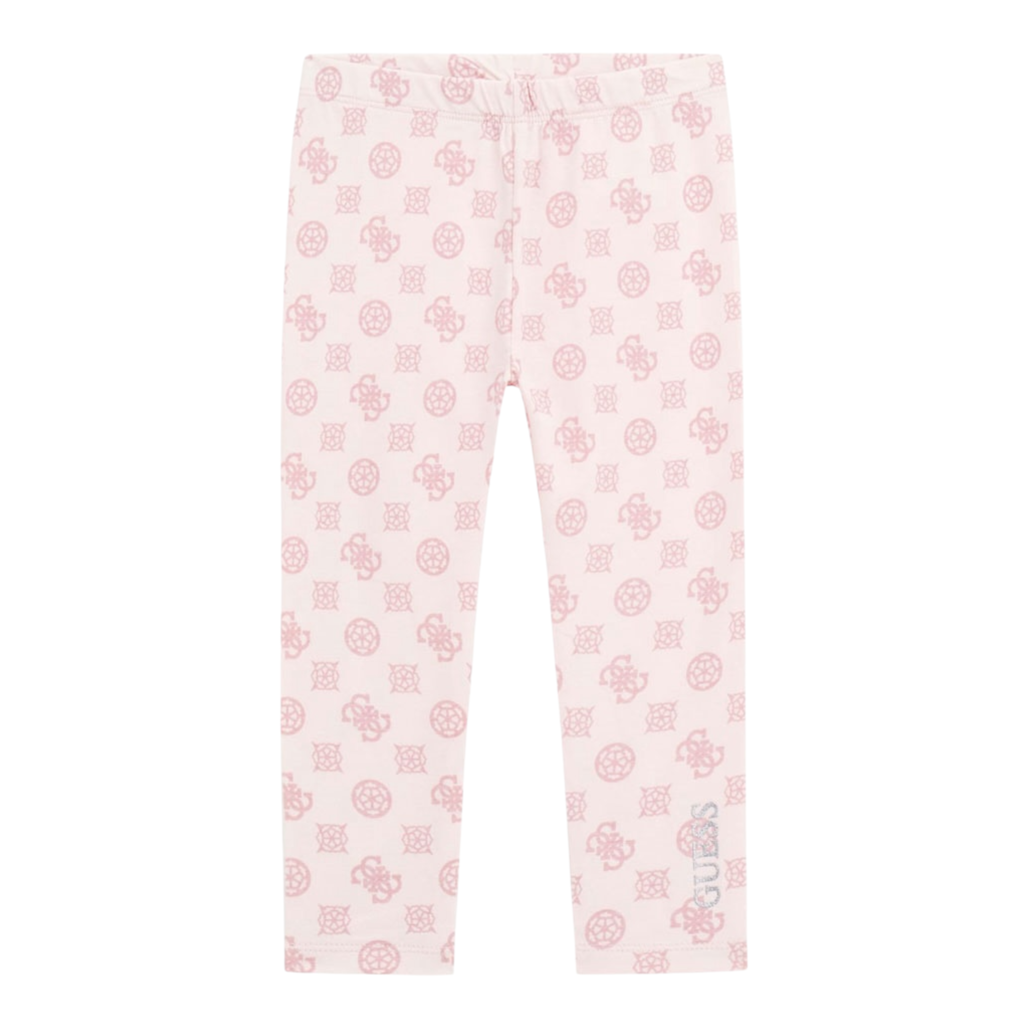 Guess Leggins tinta unita con Stampa Rosa per Neonata K5BB06J1314 ROSA GUESS 